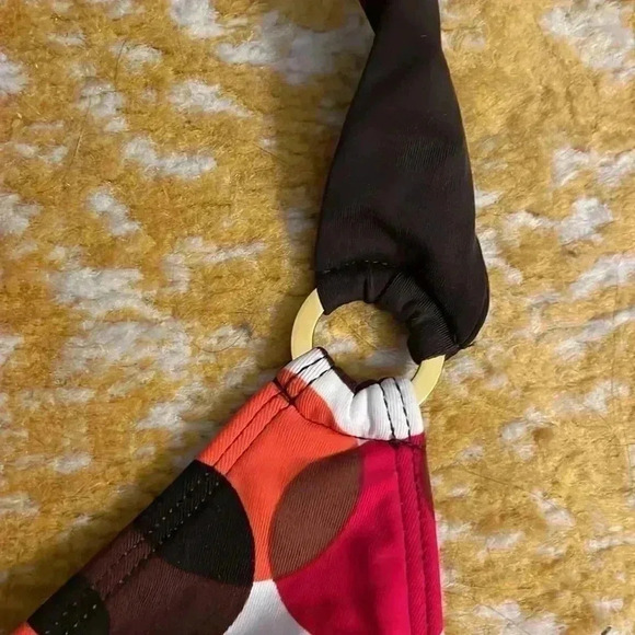 LaBlanca by Rob Beattie halter polkadot bikini top 12 NWT - Picture 6 of 6